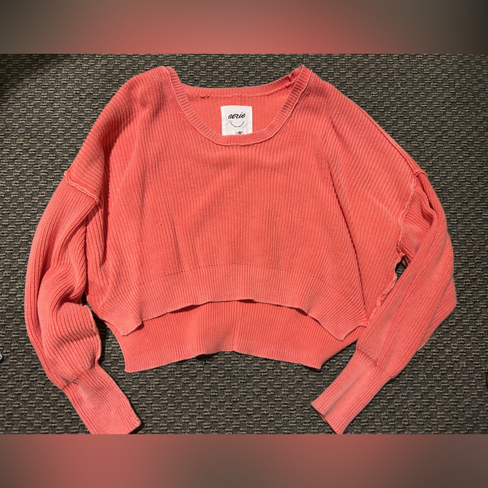 Aerie Beyond Cropped Sweater